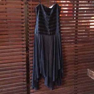 BCBG black and gold dress